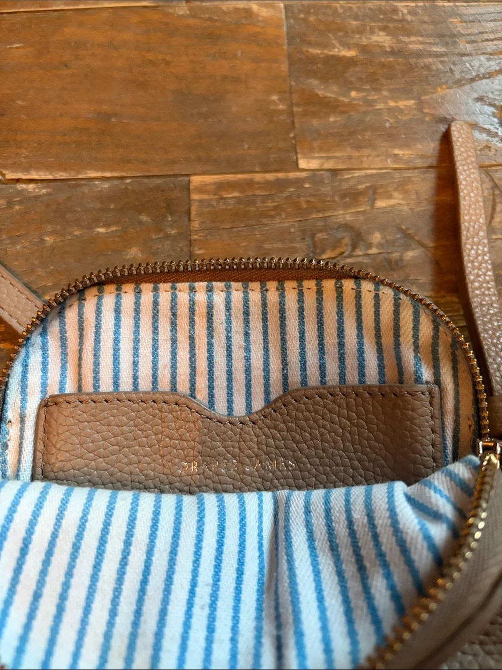Draper James Pebbled Leather Mini Crossbody Bag